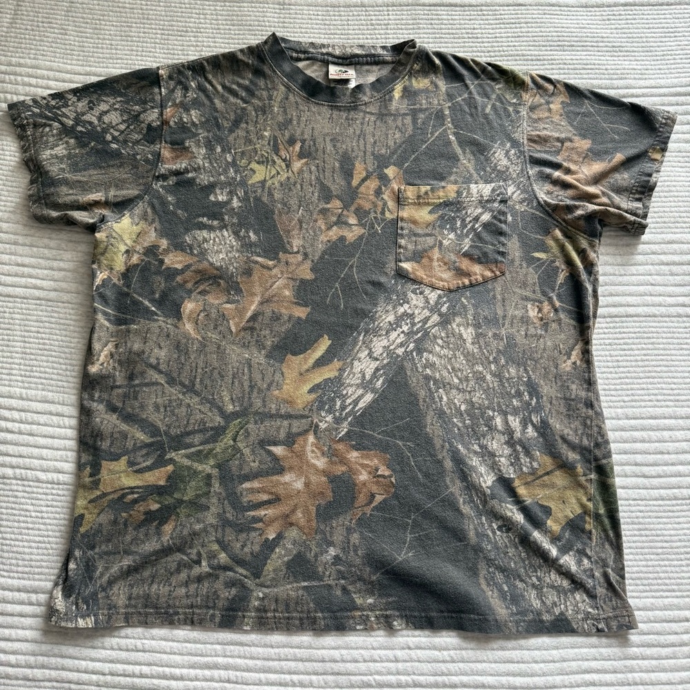 Sz 2XL - Mossy Oak Camo T Shirt